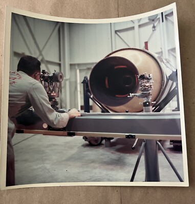 Vintage US Air Force Photo AEDC ARO Operating Contractor LASER Sight Target Test
