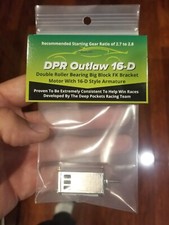 DPR Outlaw 16-D Style 1/24 Scale Slot Car Bracket Drag Motor
