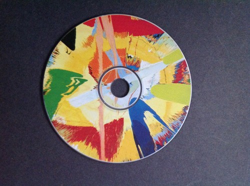 Damien Hirst Design Original Spin Painting CD & Poster * Rare *