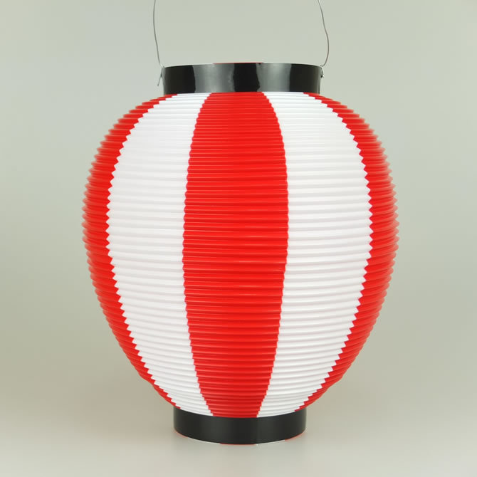 JAPANESE Polyester Chochin Matsuri Festival Lantern JAPAN Red