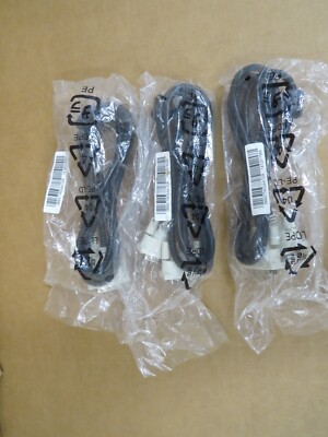 LOT OF 3  HP 5 Ft DVI-D TO DVI-D CABLE MALE/MALE -NEW-389G0745GAAF01