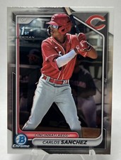 2024 Bowman Base Chrome Prospect #BCP-25 Carlos Sanchez Cincinnati Reds