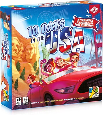 10 Days in USA Brettspiel Italienisch DV Spiele