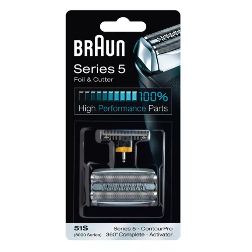 51S Foil Cutter Replacement Head Compatible with Braun Series 5 Electric-Shavers - Picture 3 of 10