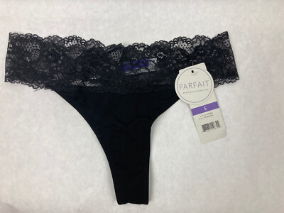 Parfait Black Underwear Thong Style PP403 Polymide Spandex Size Small