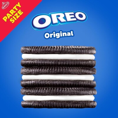 Oreo 4400003325 Double Stuff 20 oz Family Size Chocolate Cookie