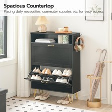 Shoe Storage Cabinet Hidden Tipping Bucket Shoe Cabinet Shoe Organizer Cabinet