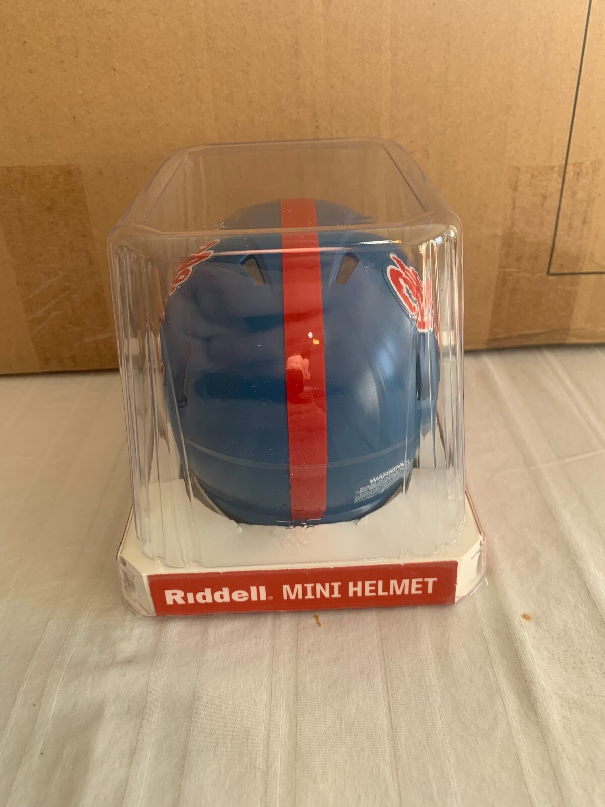 Ole Miss Rebels NCAA Riddell Speed Powder Blue Mini Helmet