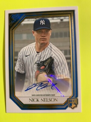 2021 TOPPS GALLERY NICK NELSON AUTOGRAPH YANKEES 42/50 | eBay