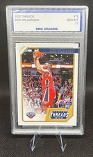 2019 PANINI CHRONICLES #78 ZION WILLIAMSON RC THREADS ROOKIE BMG 10