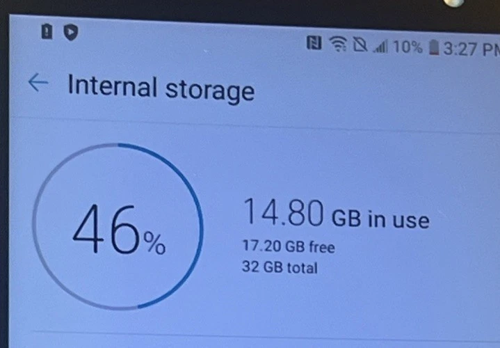 LG K40, LM-X420, 32 GB, Gris, (T-Mobile), Android, Probado, Restablecer, Ver información y foto Foto 4 de 4