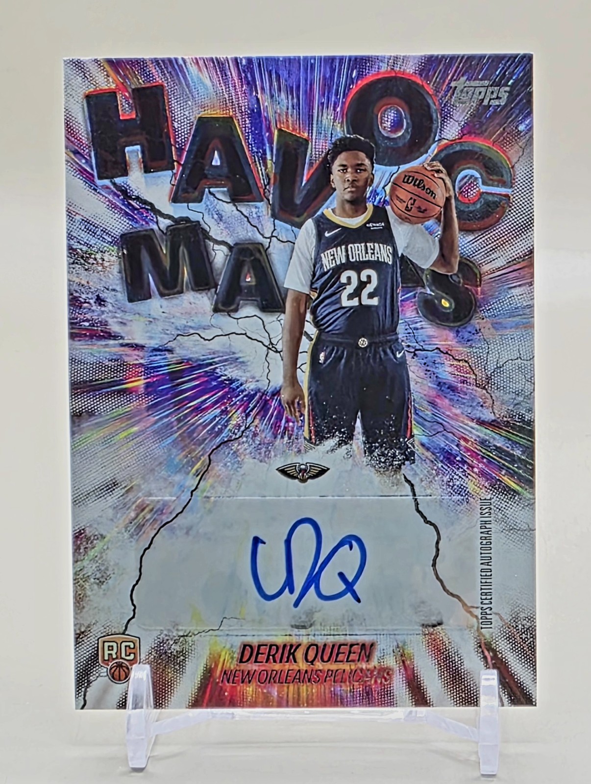 2025-26 Topps - Havoc Marks Derik Queen #HM-DQ (AU, RC)