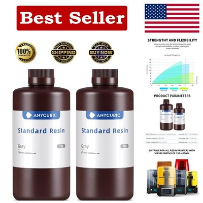 Fast Curing 3D Printer Resin, 405nm High Precision for DIY & Professional Use