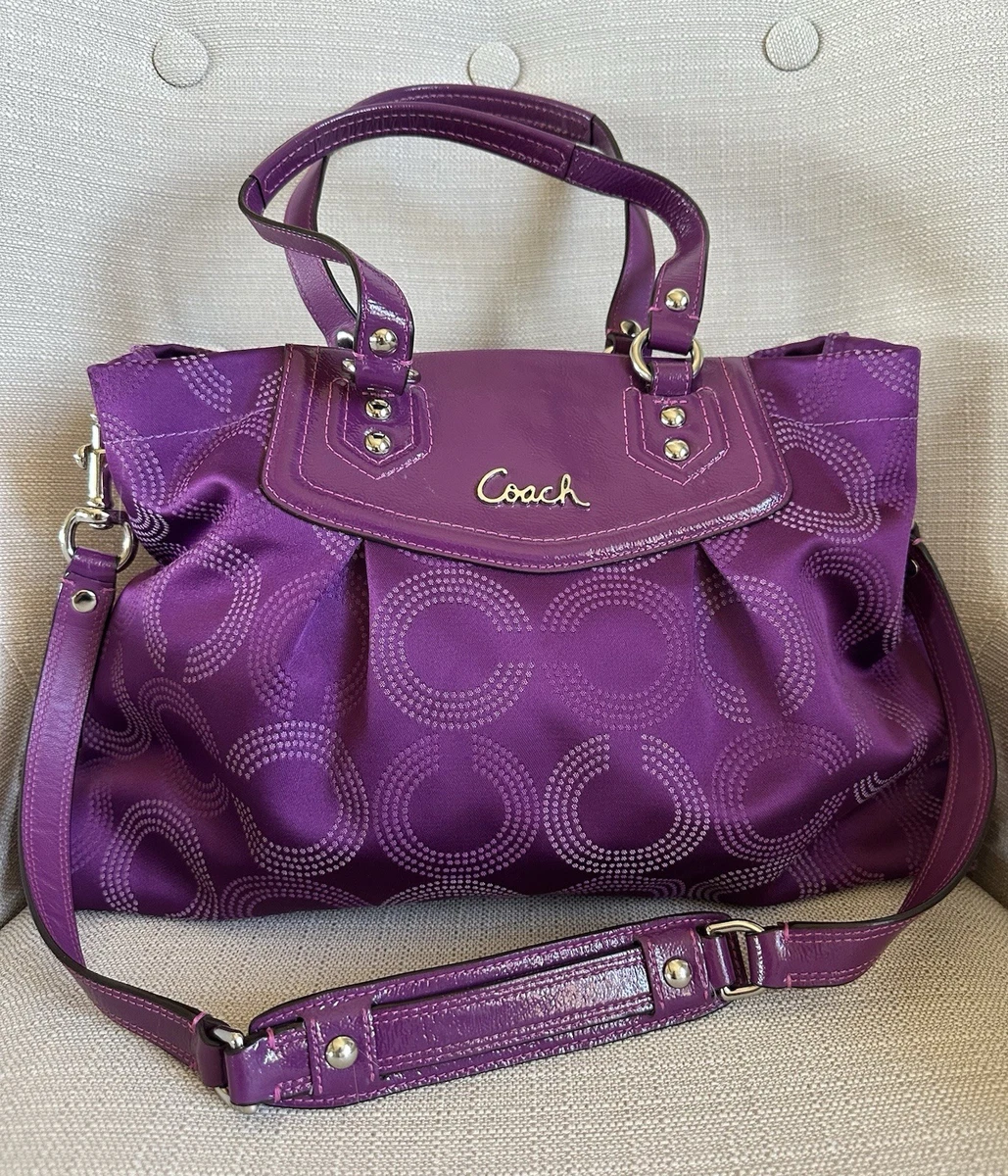 Coach Ashley Satchel/Top Handle Bag Beige Bags & Handbags for