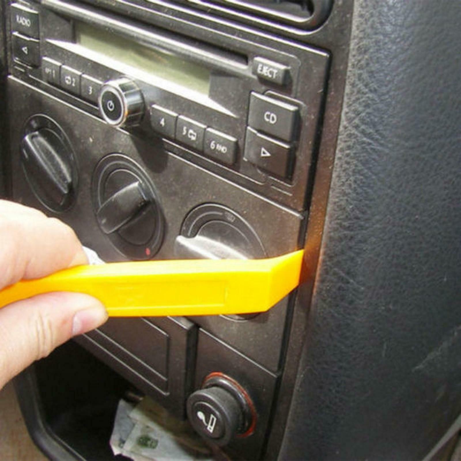 Plastic Trim Removal Pry Tool Set for Car Radio Panel Door Dash Clip Fasteners