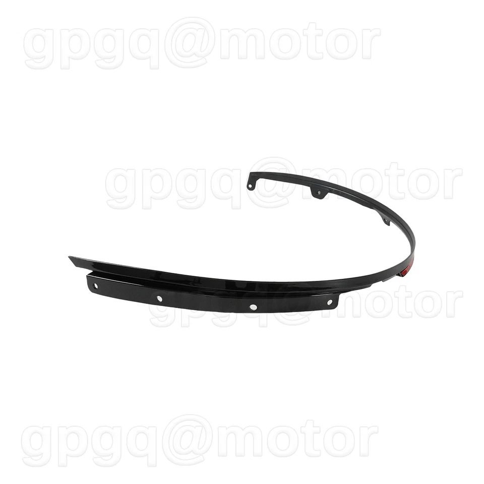 Kit de extensión de destello guardabarros delantero negro brillante para Ford Mustang GT S650 2024-2025 Foto 4 de 4