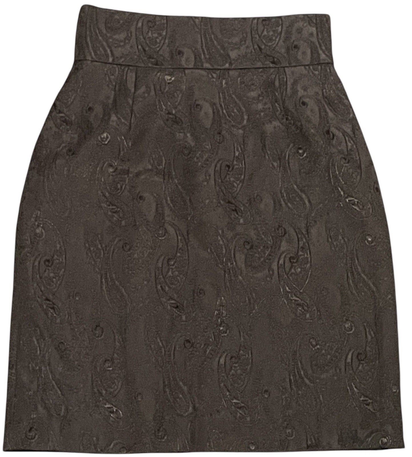 Antonio Melani Womens Brown Jacquard Pencil Skirt Sz 0