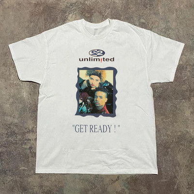 2 Unlimited   Get Ready ! White Cotton Shirt FUll size S-5XL CS497