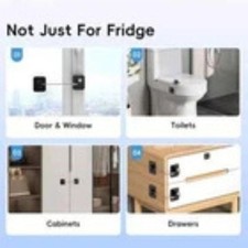 2 Pack Refrigerator Door Lock with keys Child Proof for Fridge Freezer, Cabinets