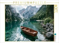 Calvendo Puzzle Lake Pragser, Italy | 1000 Pieces, Finished Size 25.2 × 18.9 In