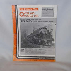 HO BRASS OVERLAND MODELS BULLETIN #114