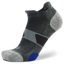 Balega No Show Ultraglide Socks, Gray Heather