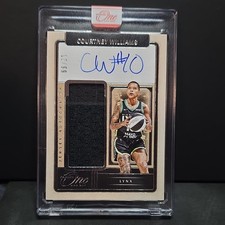 Panini One and One Courtney Williams Minnesota Lynx Jersey Autographs /99