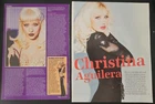 Clippings cuttings - CHRISTINA AGUILERA - 8 pages 1 mega poster 1 cover