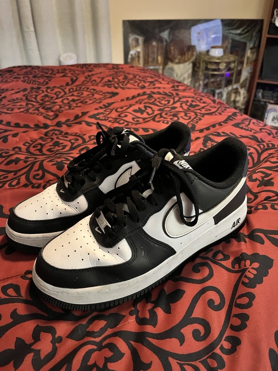 Nike Air Force 1 '07 Panda Black White Leather Sneaker DV0788-001
