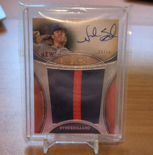 Topps 2017 Five Star Noah Syndergaard Mets Auto Jumbo Patch FAJP-NSY /50