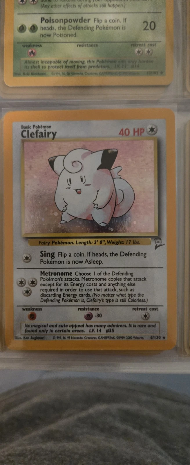Clefairy 006/130 Base Set 2 Holo