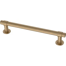 - Francisco Champagne Bronze Gold Cabinet Handles 5 Inch (5") Hole Center Pul...