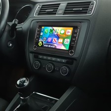 7" Autoradio Android 15 Carplay GPS Navi WiFi 4+64G BT FM Für VW Jetta 2005-2018