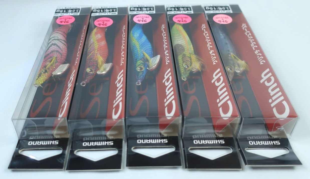 10 Shimano Sephia Clinch Flashboost #3.0 15g Rattle In Type Squid Jig Lot. - Image 7