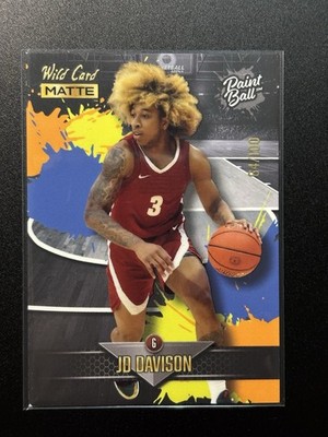 2022 Wild card Paint Ball JD Davison #PB-10 64/100