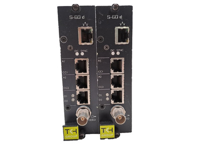 Lot of 2 Siqura IQ S-60 D-MC Video Server IP Transmission decompress