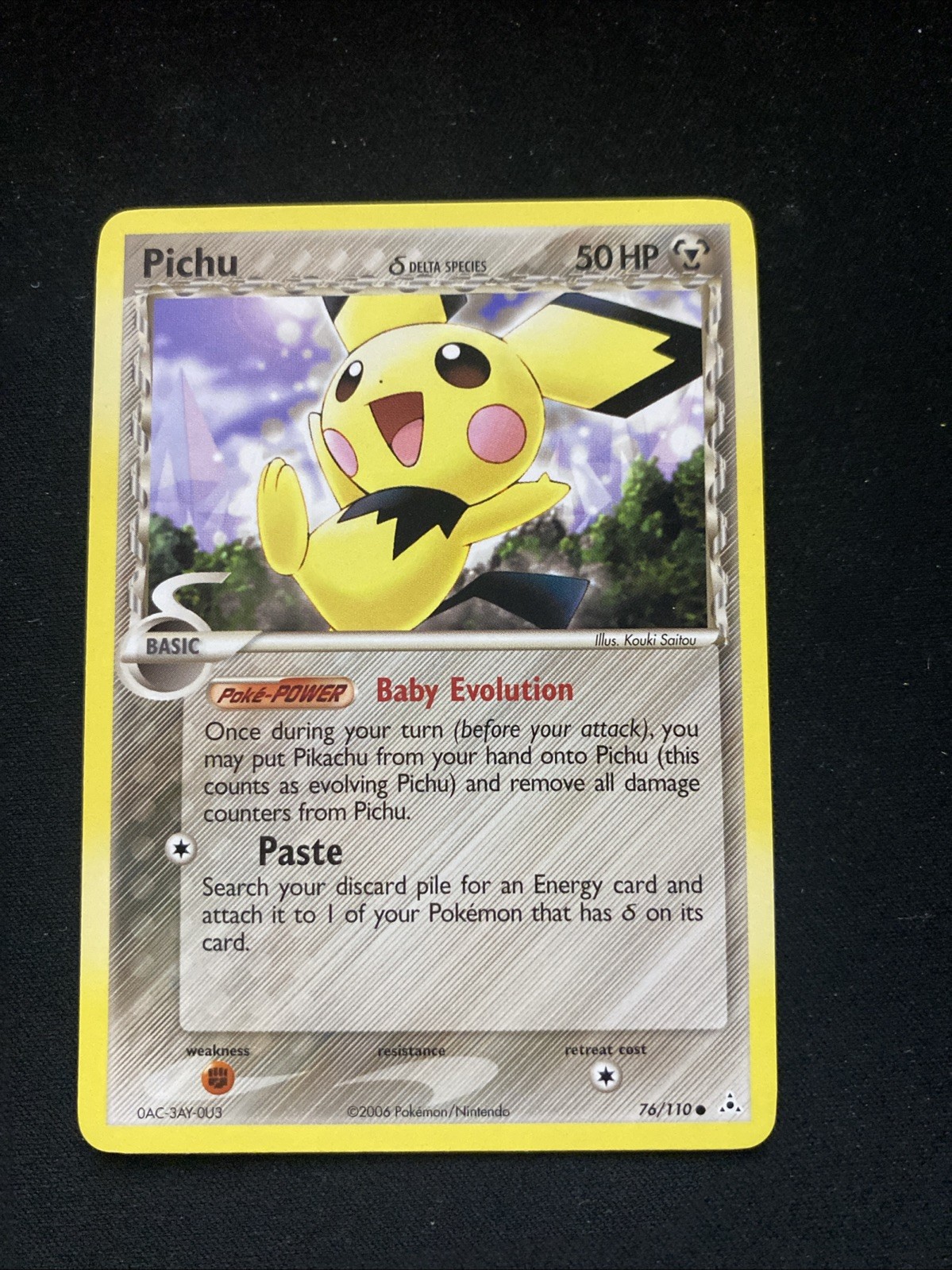 Pichu (Delta Species) 76/110 Holon Phantoms Regular Pokemon
