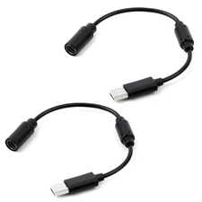 2PCS USB Breakaway Cable Adapter for Logitech G920 Thrustmaster Ferrari 458 Whee