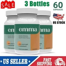 3 Pack Emma Gut Health Supplement 180 Capsule...
