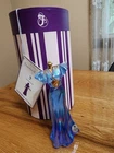 Vintage Fenton Blue Glass Legendary Fashions Translucent Evening Dress