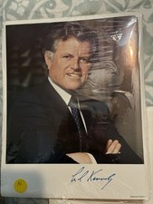 Ted Kennedy Signed Color Photograph