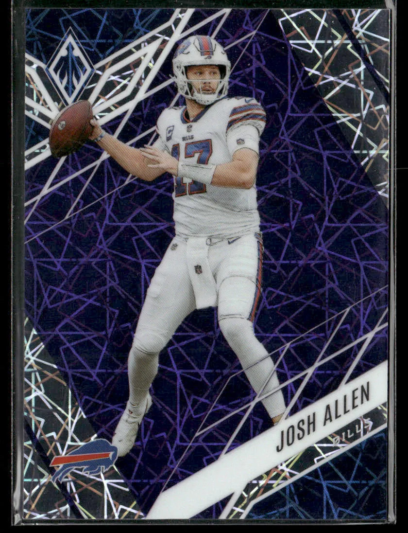 2022 Panini Phoenix Football Josh Allen #2 Purple Lazer 94/99