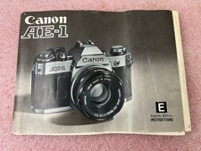 Canon AE-1 Original Instruction Manual