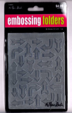 The Paper Studio ARROWS EMBOSSING FOLDER New In Package 4.25x5.75"