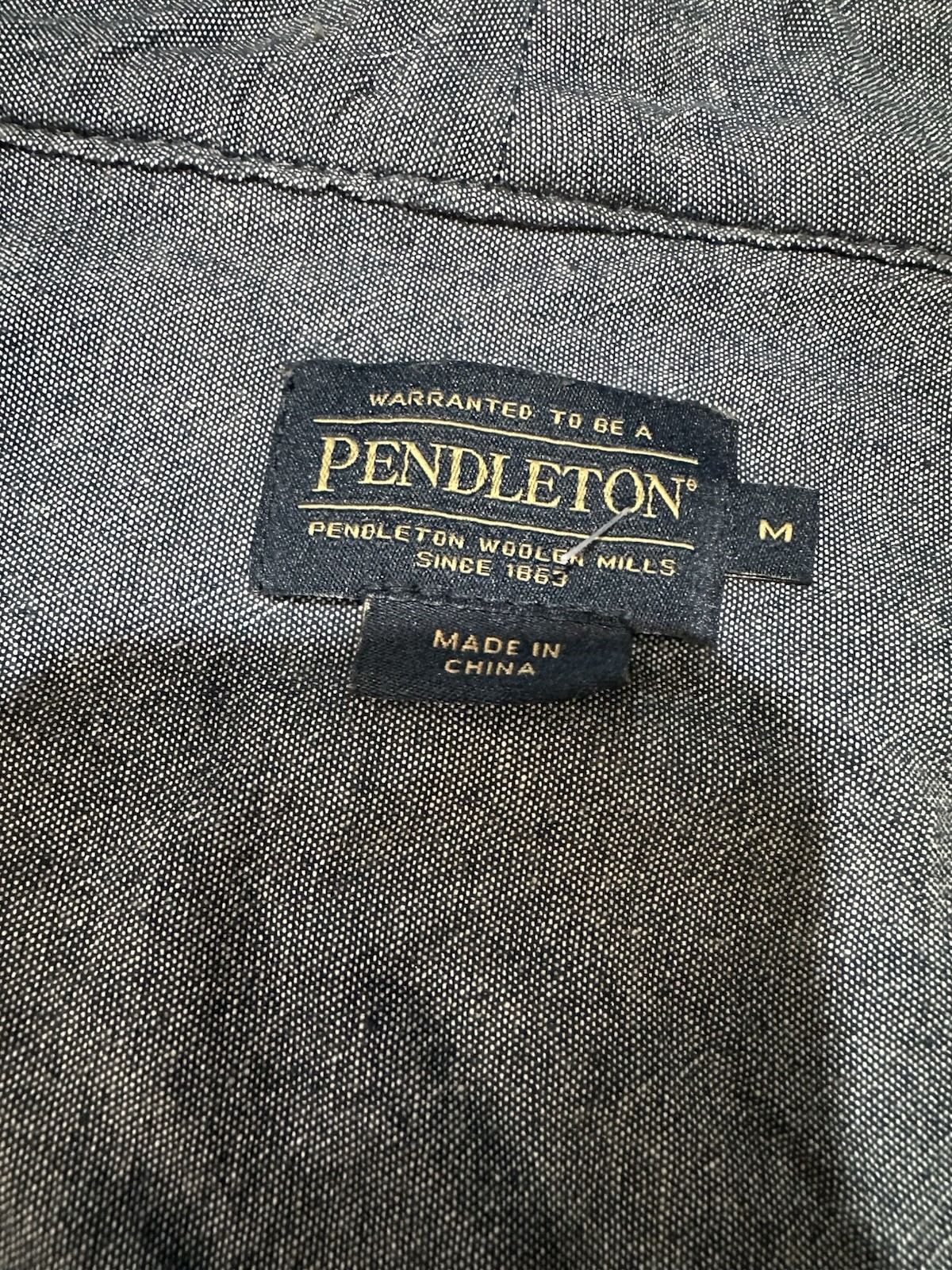 Pendleton Half-Zip Doublesoft Pullover Yellow Str… - image 2