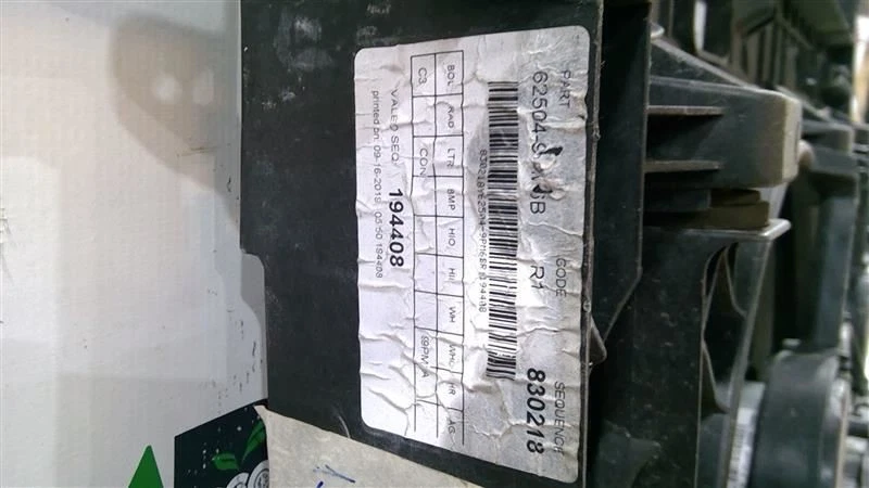 Cubierta del ventilador de refrigeración y soporte radiador Nissan Pathfinder 2016-2018 OEM Foto 4 de 4