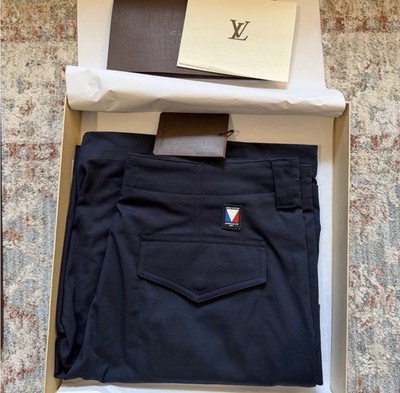 Louis Vuitton Men's Navy Trousers 