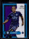 2024 Topps Chrome MLS Kerwin Vargas RC Purple Refractor #195/199 Charlotte