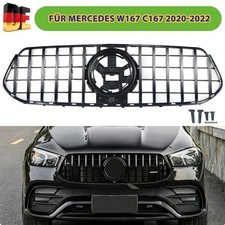 Kühlergrill Hochglanz Schwarz Panamericana für Mercedes GLE V167 W167 GT OPTIK Kühlergrill Hochglanz Schwarz Panamericana für Mercedes GLE V167 W167 GT OPTIK