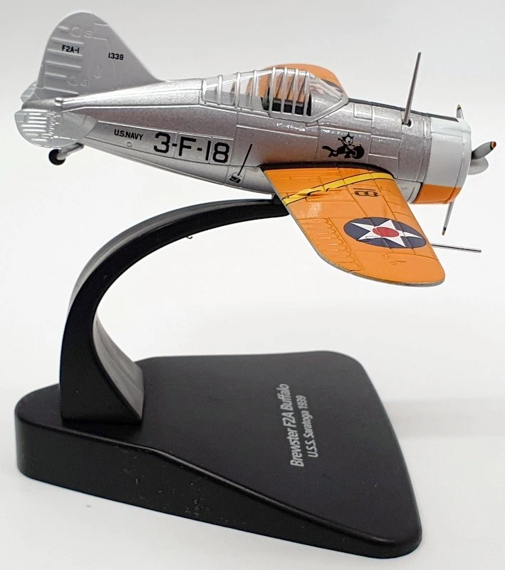 Avión Oxford escala 1/72 AC082 - Brewster F2A Buffalo USS Saratoga 1939 Foto 3 de 4